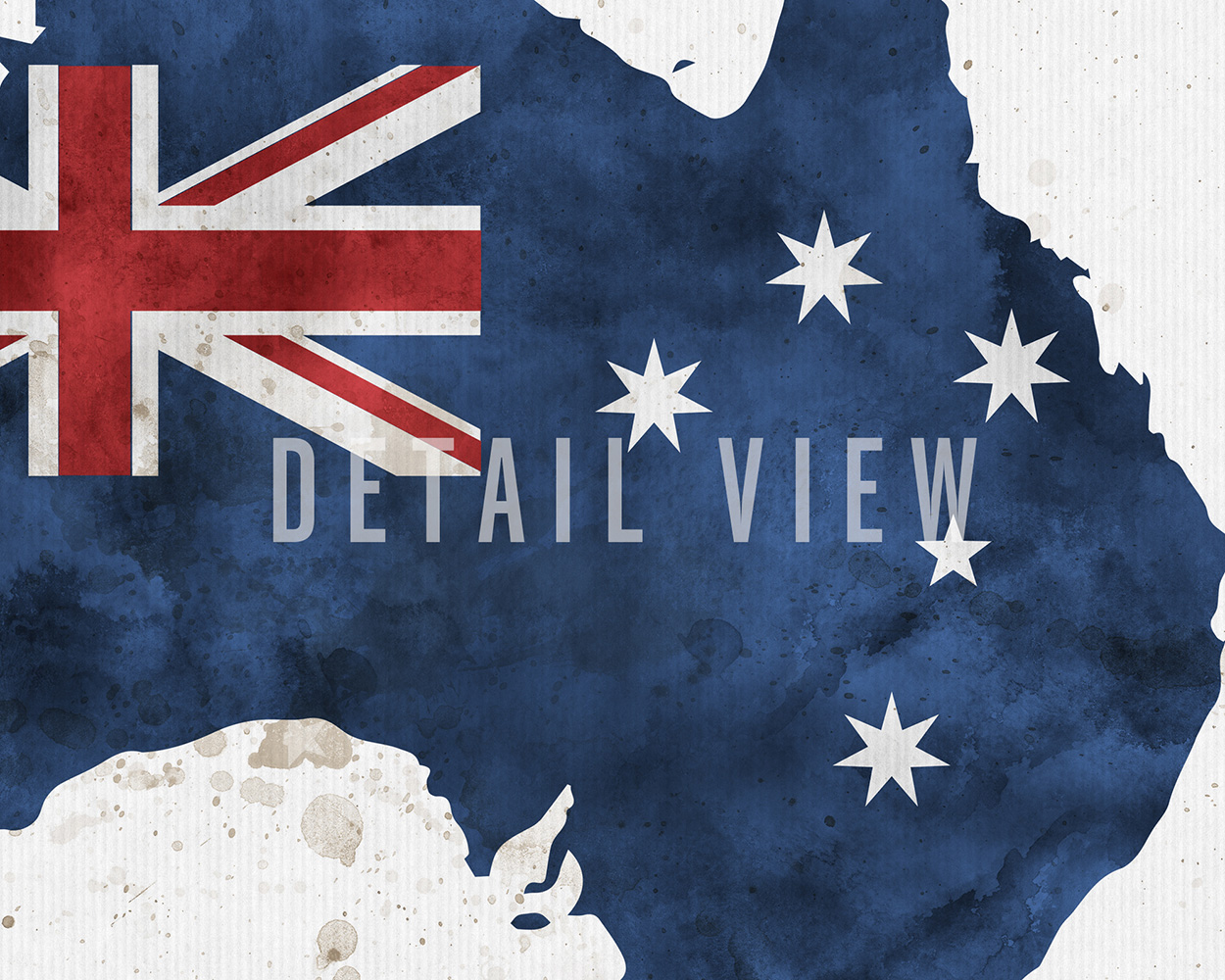 Australia Map Wall Art Print, Australian Flag - Image 4
