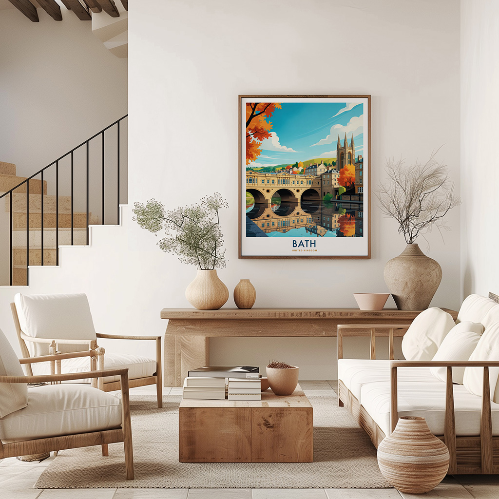 Bath England Travel Print - Cityscape Poster - Image 3