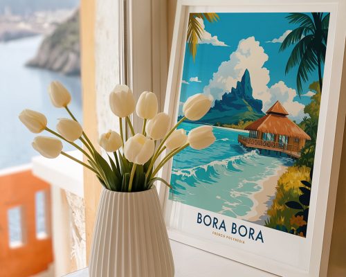 Alternative view of Bora Bora Travel Wall Art Print