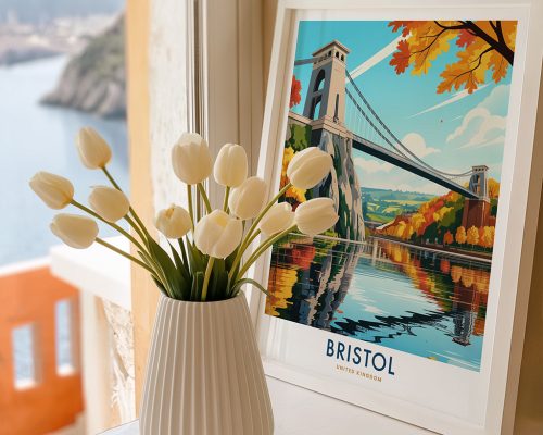 Alternative view of Bristol UK Travel Print