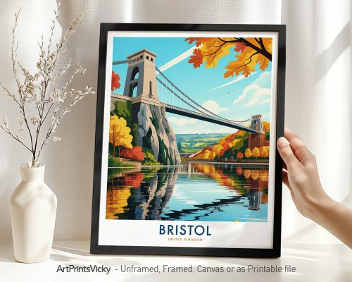 Bristol UK Travel Print