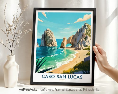 Cabo San Lucas Travel Poster