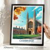 Cambridge Travel Print - UK Cityscape Wall Art