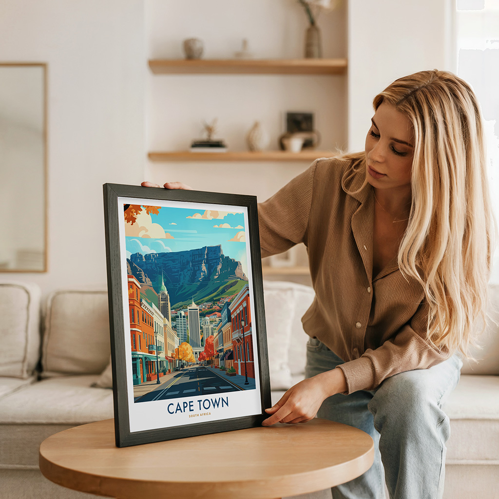 Cape Town Travel Poster - South Africa Wall Art - Image 5