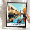 Copenhagen Travel Poster - Denmark Wall Art