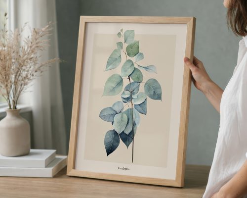 Eucalyptus Leaves Print Botanical Wall Art