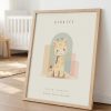 Giraffe Nursery Print, Safari Wall Art Decor