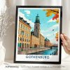 Gothenburg Sweden Travel Poster - Art Print