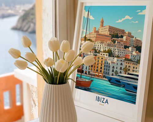 Alternative view of Ibiza Travel Poster - Wall Art Print