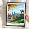 Kansas City Travel Print - Cityscape Wall Art