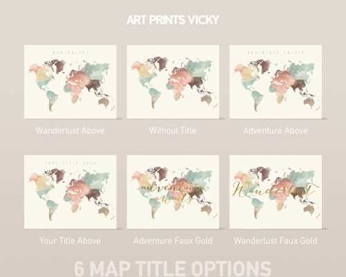 map title options