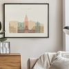 Havana poster skyline pastel cream landscape
