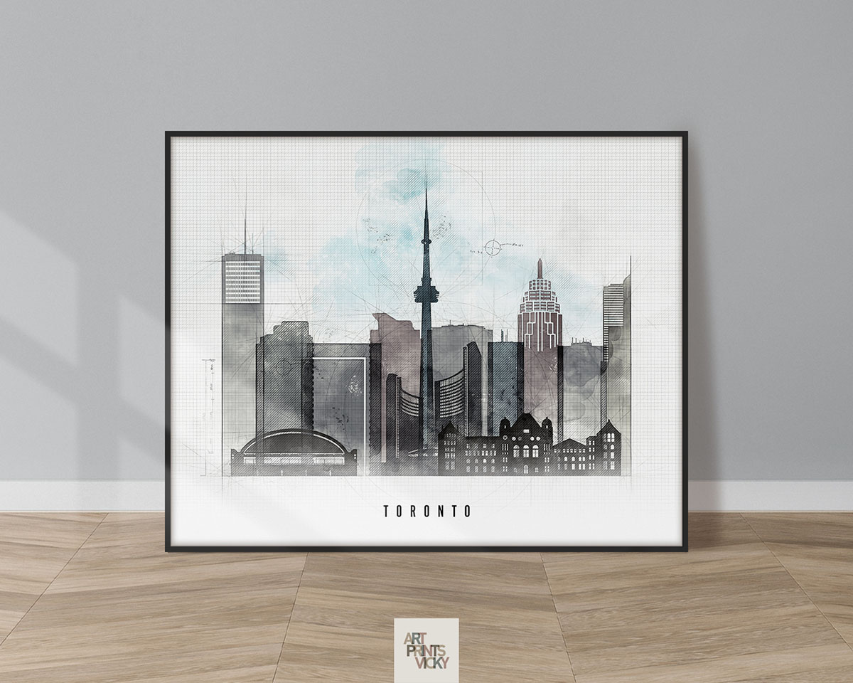 Toronto skyline landscape urban