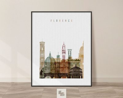 Florence poster watercolor 1