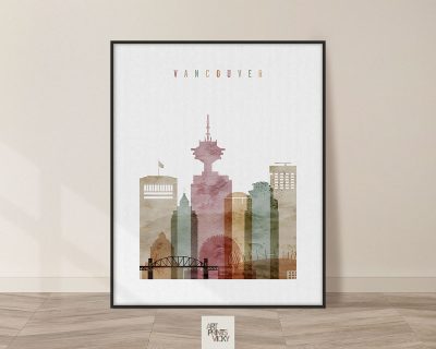 Vancouver poster watercolor 1