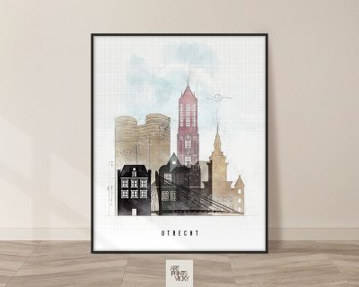 Utrecht art print in urban 3
