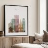Tulsa art print watercolor 1