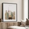 Tokyo poster watercolor 1