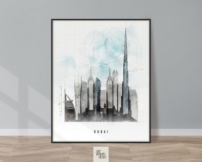 Dubai poster urban 1