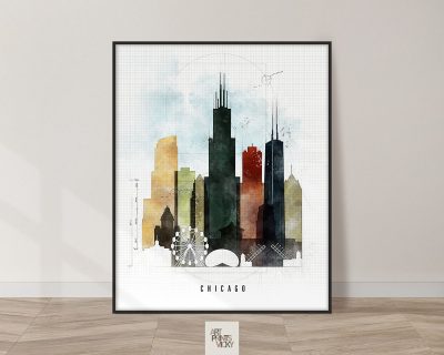 Chicago print urban 2
