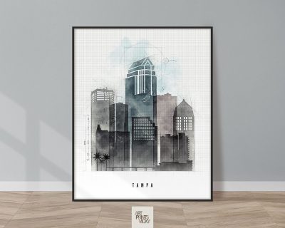 Tampa urban print