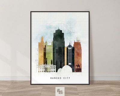 Kansas City print urban 2
