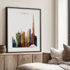 Dubai wall art print watercolor 3