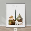 Art Prints Rome watercolor 3