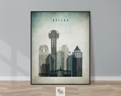 Dallas poster distressed 3