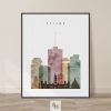 Ottawa skyline poster watercolor 1
