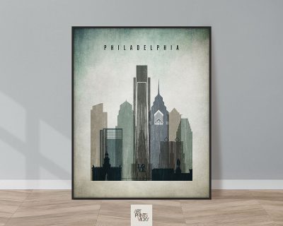 Philadelphia poster distressed 3