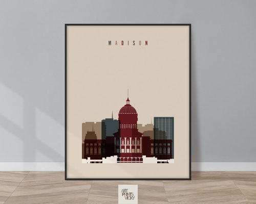 Madison poster earth tones 2