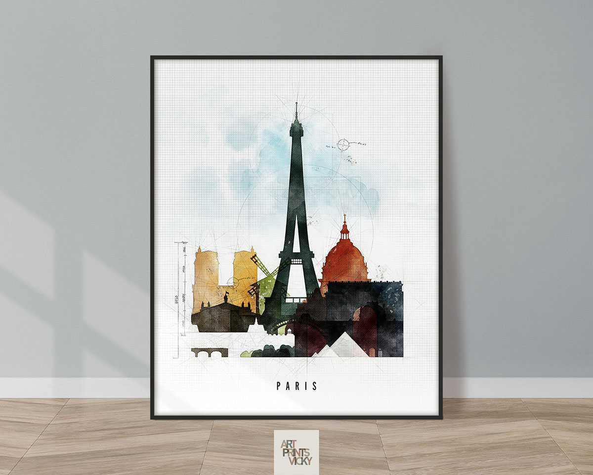 Paris print urban 2