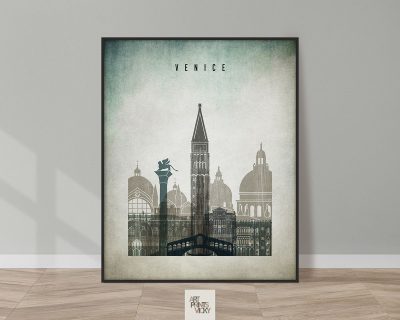 Venice poster distressed 3