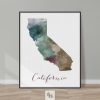 California State map print