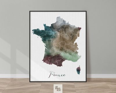 France map print