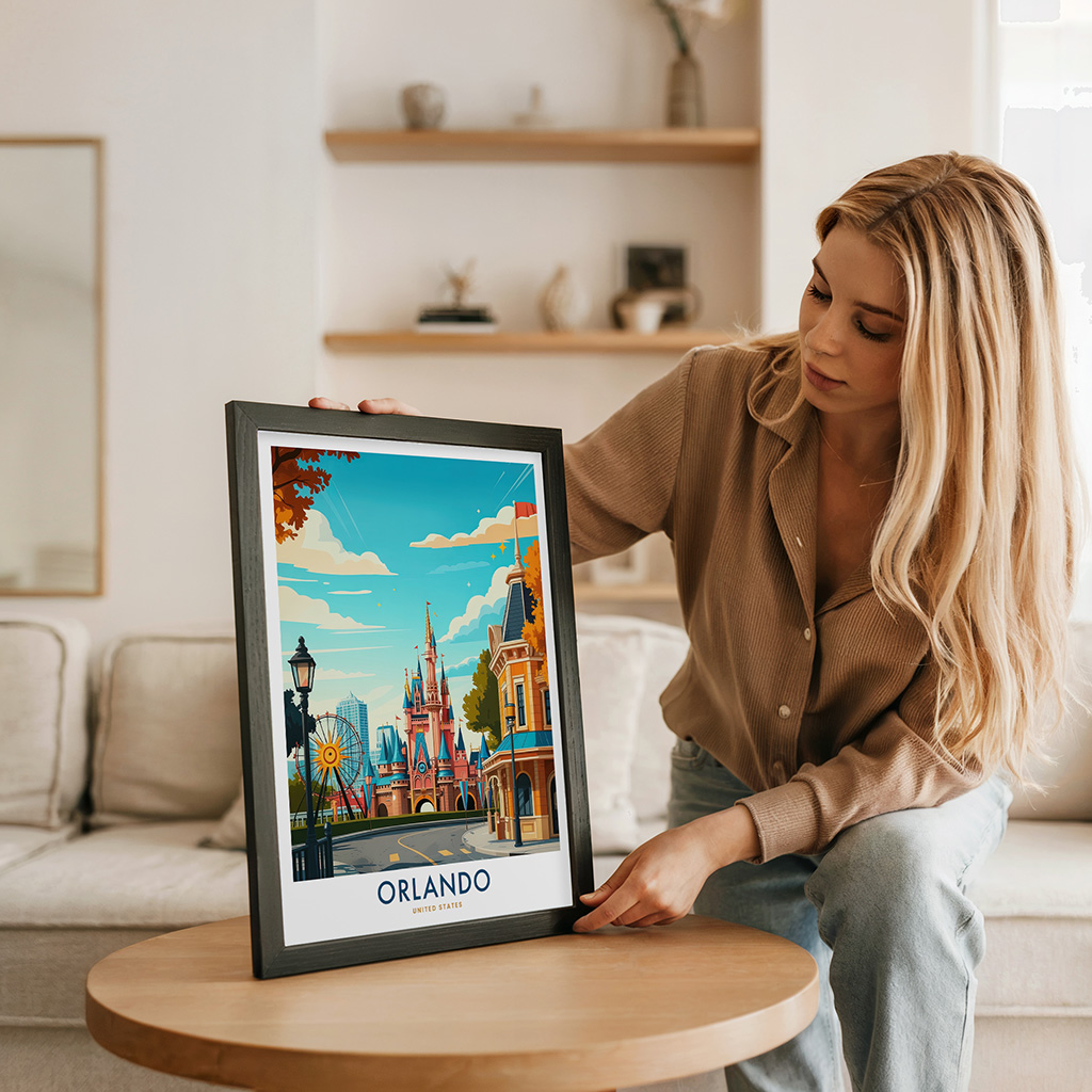 Orlando Florida Travel Poster - Wall Art Print - Image 5