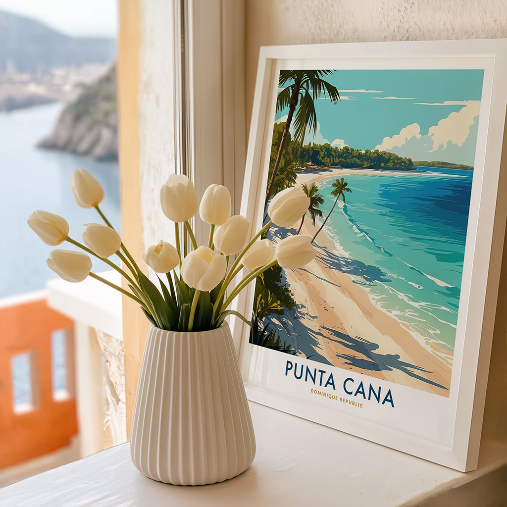 Punta Cana Travel Print - Caribbean Poster - Image 2
