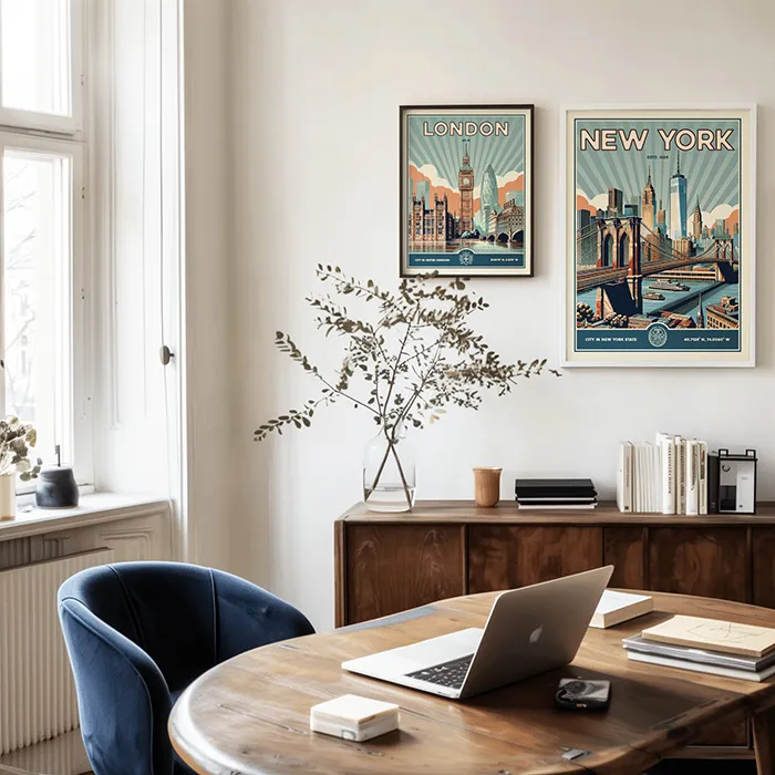 Retro Posters Wall Art