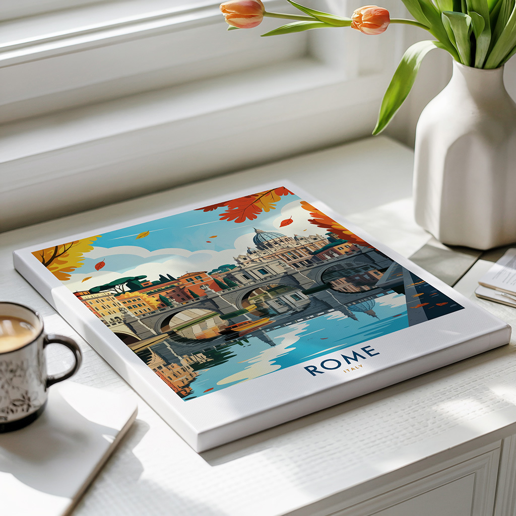 Rome Travel Poster - Italy Wall Art Print - Image 4