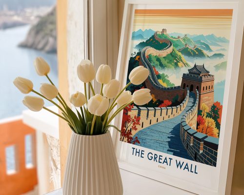 Alternative view of The Great Wall of China Travel Poster