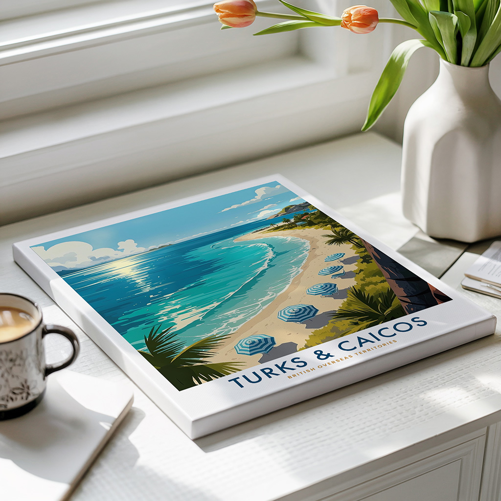 Turks and Caicos Travel Poster - Image 4