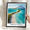 Turks and Caicos Island Travel Print