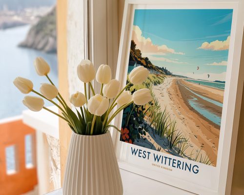 Alternative view of West Wittering England Travel Print
