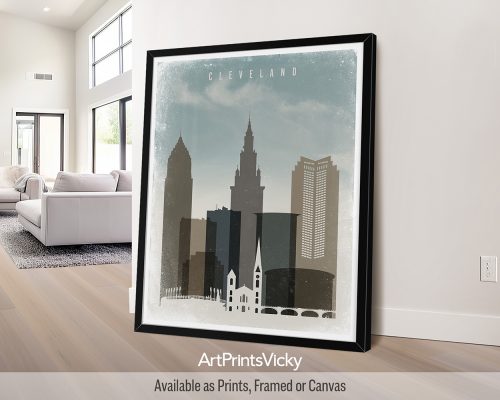 Cleveland Travel Poster