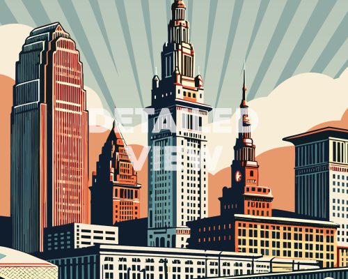 Cleveland Retro C Poster