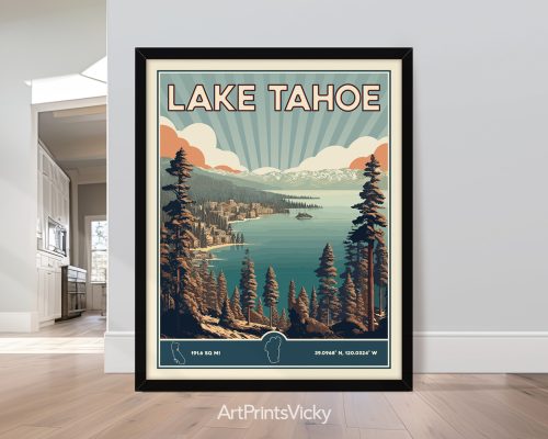 lake tahoe retro