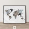 World Map Poster Urban 4