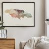 Jamaica map poster pastel cream