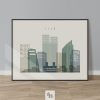 Oslo print earth tones 1 landscape